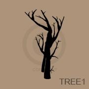 Spooky Tree (1) vinyl decal